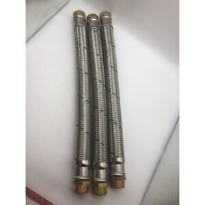 Nex Braided Flexible Hose 1 3/4”x 1” 300psi 248F-19, 24" and 23 1/2 L,LOT OF 3